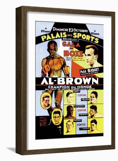 Gala of Boxing, Palace of Sport-null-Framed Art Print