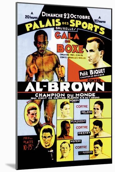 Gala of Boxing, Palace of Sport-null-Mounted Art Print