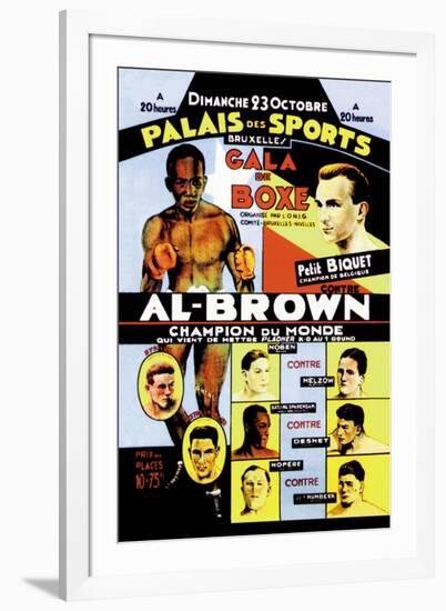 Gala of Boxing, Palace of Sport-null-Framed Art Print