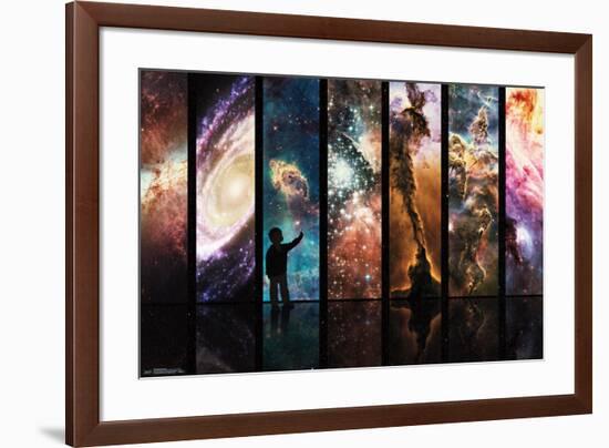 Galactic Wonder-null-Framed Poster