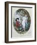 Galant Scene by Deny, France-null-Framed Giclee Print