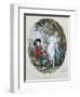 Galant Scene by Deny, France-null-Framed Giclee Print