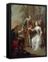 Galant Scene-Franx Christoph Janneck-Framed Stretched Canvas