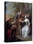 Galant Scene-Franx Christoph Janneck-Stretched Canvas