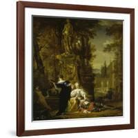 Galante Gesellschaft im Freien. Um 1667-Jan Weenix-Framed Giclee Print