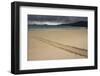 Galapagos Green Sea Turtle Tracks. Floreana Island, Galapagos, Ecuador-Pete Oxford-Framed Photographic Print