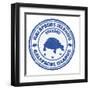 Galapagos Islands Stamp-radubalint-Framed Art Print