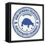 Galapagos Islands Stamp-radubalint-Framed Stretched Canvas