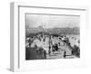 Galata Bridge Spanning Golden Horn to Blue Mosque-null-Framed Photographic Print