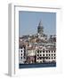Galata Tower in Background, the Bosporus, Istanbul, Turkey, Europe-null-Framed Photographic Print