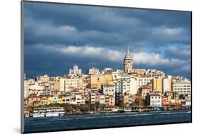 Galata Tower, Istambul, Turkey-David Ionut-Mounted Photographic Print