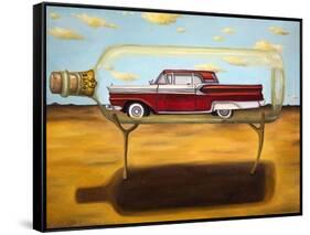 Galaxie in a Bottle-Leah Saulnier-Framed Stretched Canvas