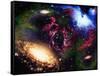 Galaxies and Nebulas of Outer Space-Randall Fung-Framed Stretched Canvas