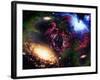 Galaxies and Nebulas of Outer Space-Randall Fung-Framed Photographic Print