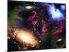 Galaxies and Nebulas of Outer Space-Randall Fung-Mounted Photographic Print
