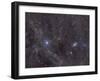 Galaxies M81 And M82 As Seen Through the Intergalactic Flux Nebula-Stocktrek Images-Framed Photographic Print