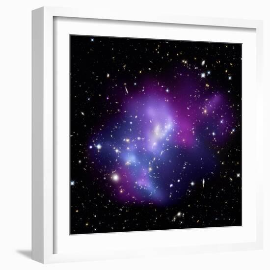 Galaxy Cluster MACS J0717-null-Framed Premium Photographic Print