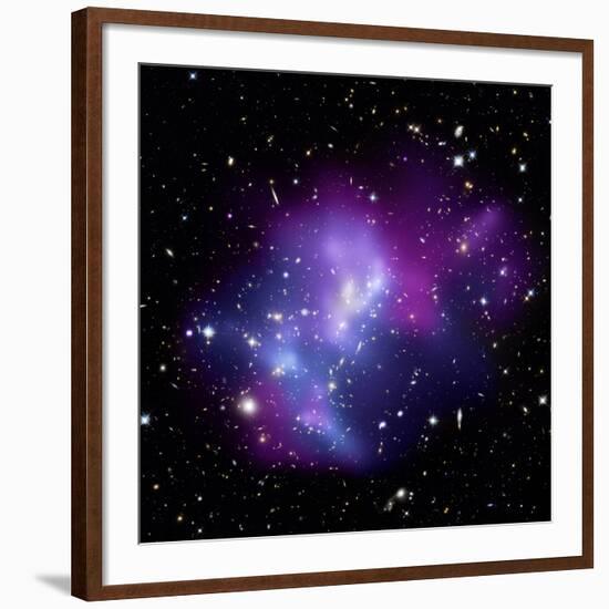 Galaxy Cluster MACS J0717-null-Framed Photographic Print