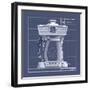 Galaxy Coffeemaid - Blueprint-Larry Hunter-Framed Giclee Print