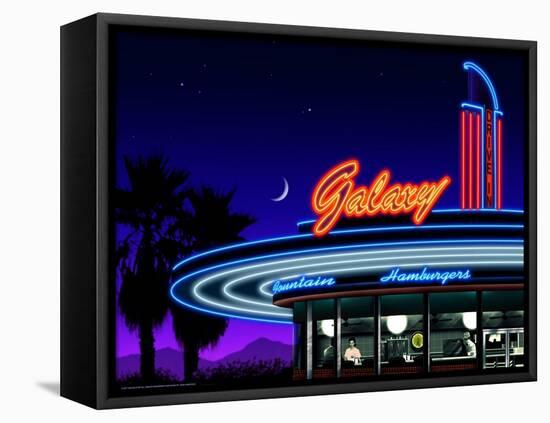 Galaxy Diner-Flint Helen-Framed Stretched Canvas