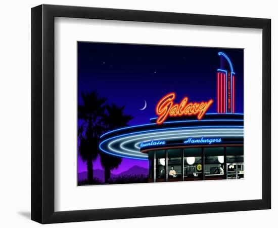 Galaxy Diner-Flint Helen-Framed Art Print