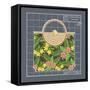 Galaxy Fashions - Canvas Tote Tropicale Black-Larry Hunter-Framed Stretched Canvas