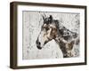 Galaxy Horse II-Irena Orlov-Framed Art Print