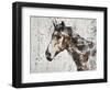 Galaxy Horse II-Irena Orlov-Framed Art Print