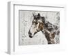 Galaxy Horse II-Irena Orlov-Framed Art Print