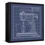 Galaxy Mixer - Blueprint-Larry Hunter-Framed Stretched Canvas