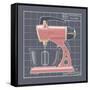 Galaxy Mixer - Flamingo-Larry Hunter-Framed Stretched Canvas