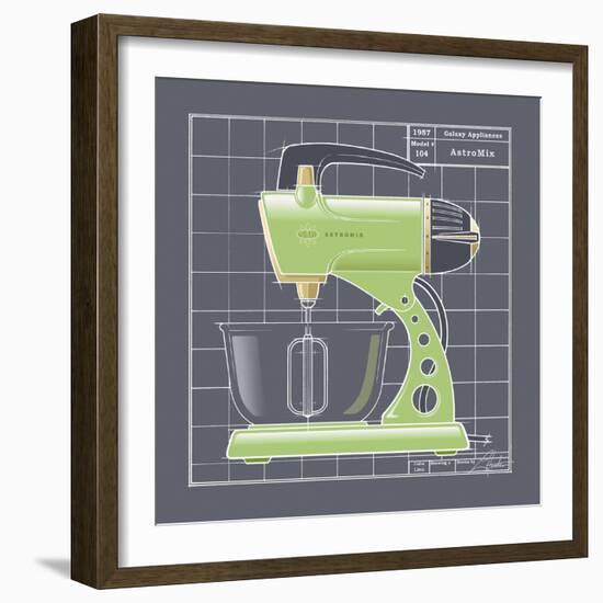 Galaxy Mixer - Lime-Larry Hunter-Framed Giclee Print