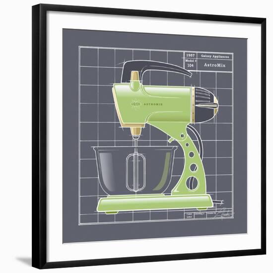 Galaxy Mixer - Lime-Larry Hunter-Framed Giclee Print