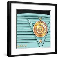 Galaxy Radio - Aqua-Larry Hunter-Framed Giclee Print