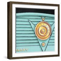 Galaxy Radio - Aqua-Larry Hunter-Framed Giclee Print