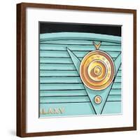 Galaxy Radio - Aqua-Larry Hunter-Framed Giclee Print