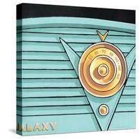 Galaxy Radio - Aqua-Larry Hunter-Stretched Canvas