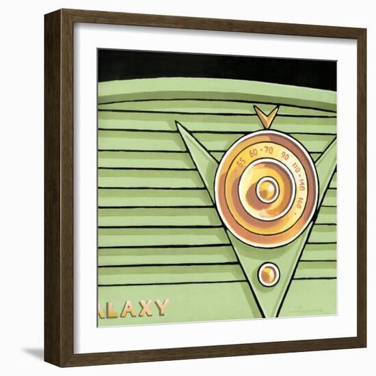 Galaxy Radio - Green-Larry Hunter-Framed Giclee Print