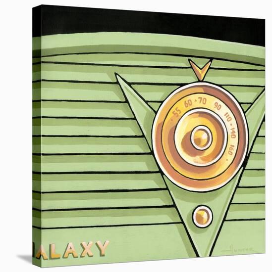 Galaxy Radio - Green-Larry Hunter-Stretched Canvas