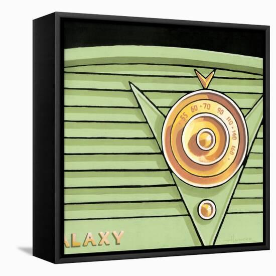 Galaxy Radio - Green-Larry Hunter-Framed Stretched Canvas