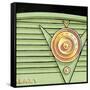 Galaxy Radio - Green-Larry Hunter-Framed Stretched Canvas