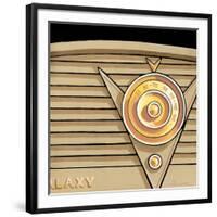 Galaxy Radio - Tan-Larry Hunter-Framed Giclee Print