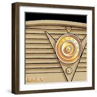 Galaxy Radio - Tan-Larry Hunter-Framed Giclee Print