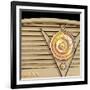 Galaxy Radio - Tan-Larry Hunter-Framed Giclee Print