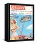 Galaxy Science Fiction Magazine Cover-null-Framed Stretched Canvas