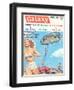 Galaxy Science Fiction Magazine Cover-null-Framed Art Print