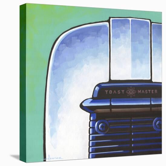 Galaxy Toaster - Green-Larry Hunter-Stretched Canvas