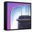 Galaxy Toaster - Purple-Larry Hunter-Framed Stretched Canvas
