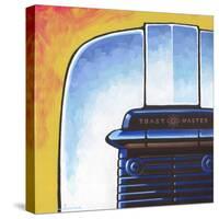 Galaxy Toaster - Yellow-Larry Hunter-Stretched Canvas