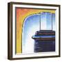 Galaxy Toaster - Yellow-Larry Hunter-Framed Giclee Print